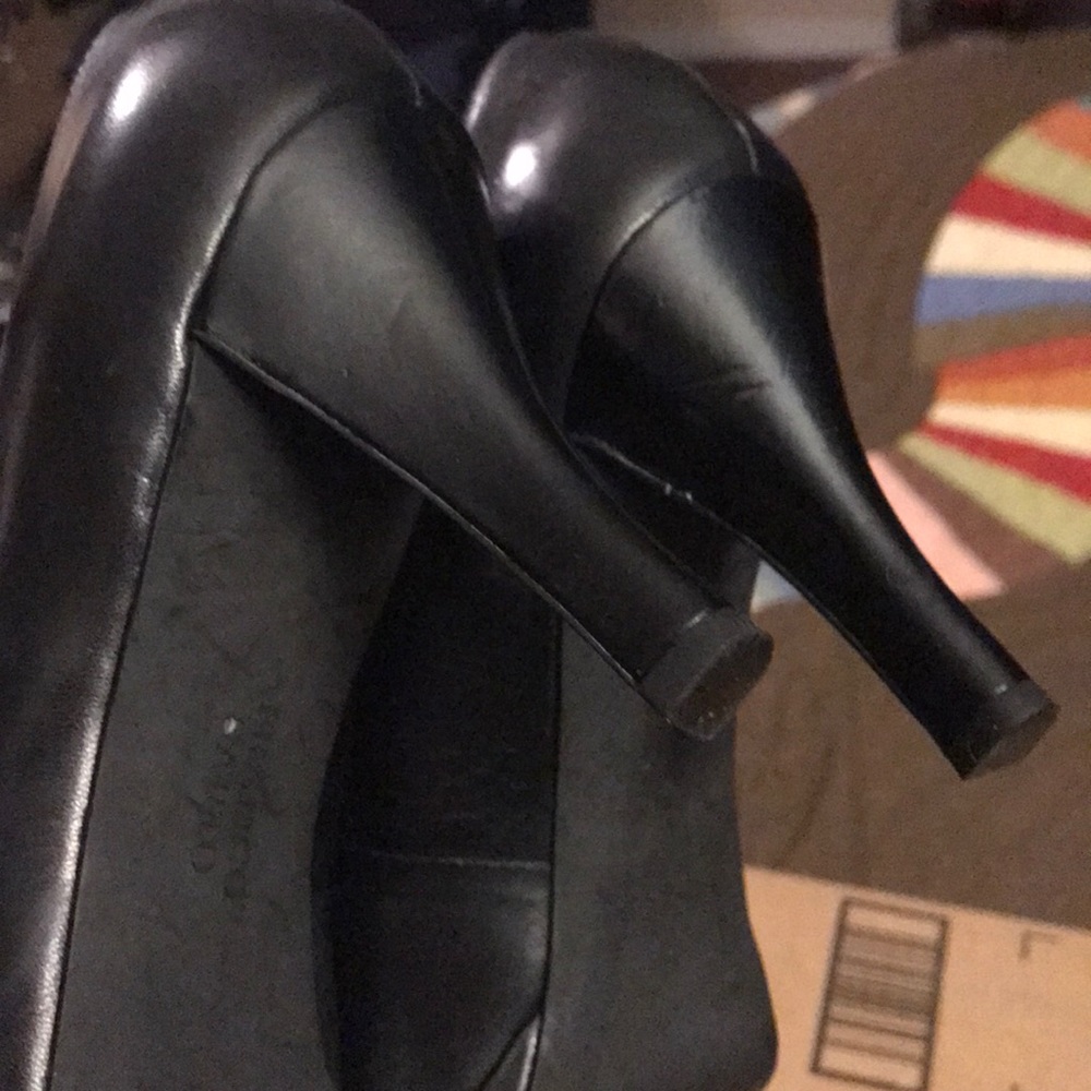 8.5wide Franco sarto platform pumps black - Picture 4 of 4